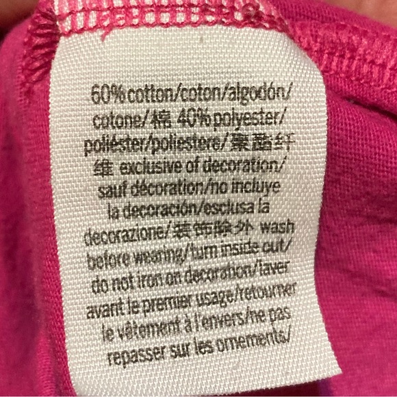 👍5 for 20👍 Juniors Size Small Victoria Secret Pink TShirt - Picture 3 of 6
